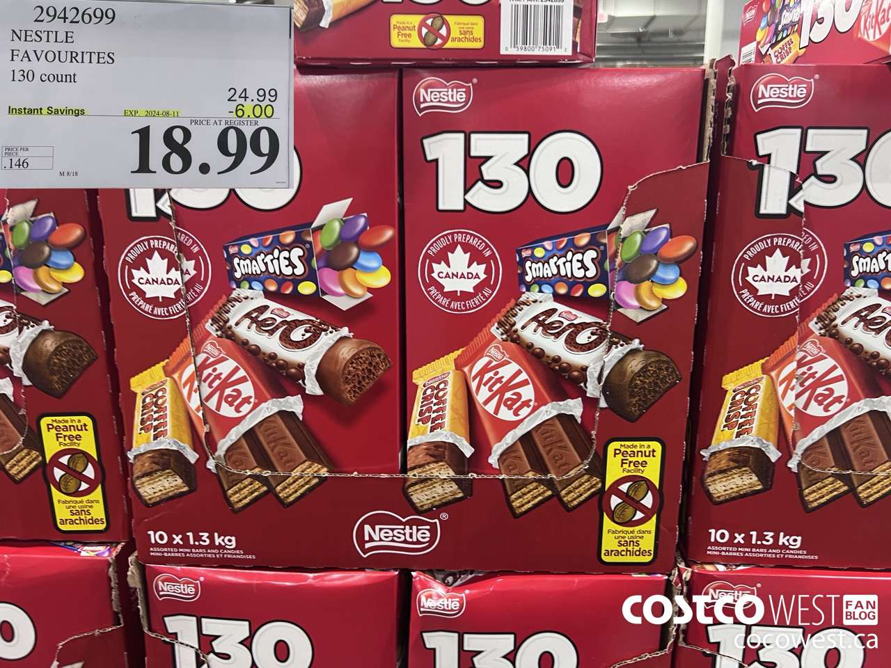 2942699 NESTLE FAVOURITES 130 COUNT ($6.00 INSTANT SAVINGS EXPIRES ON 2024-08-11) $18.99