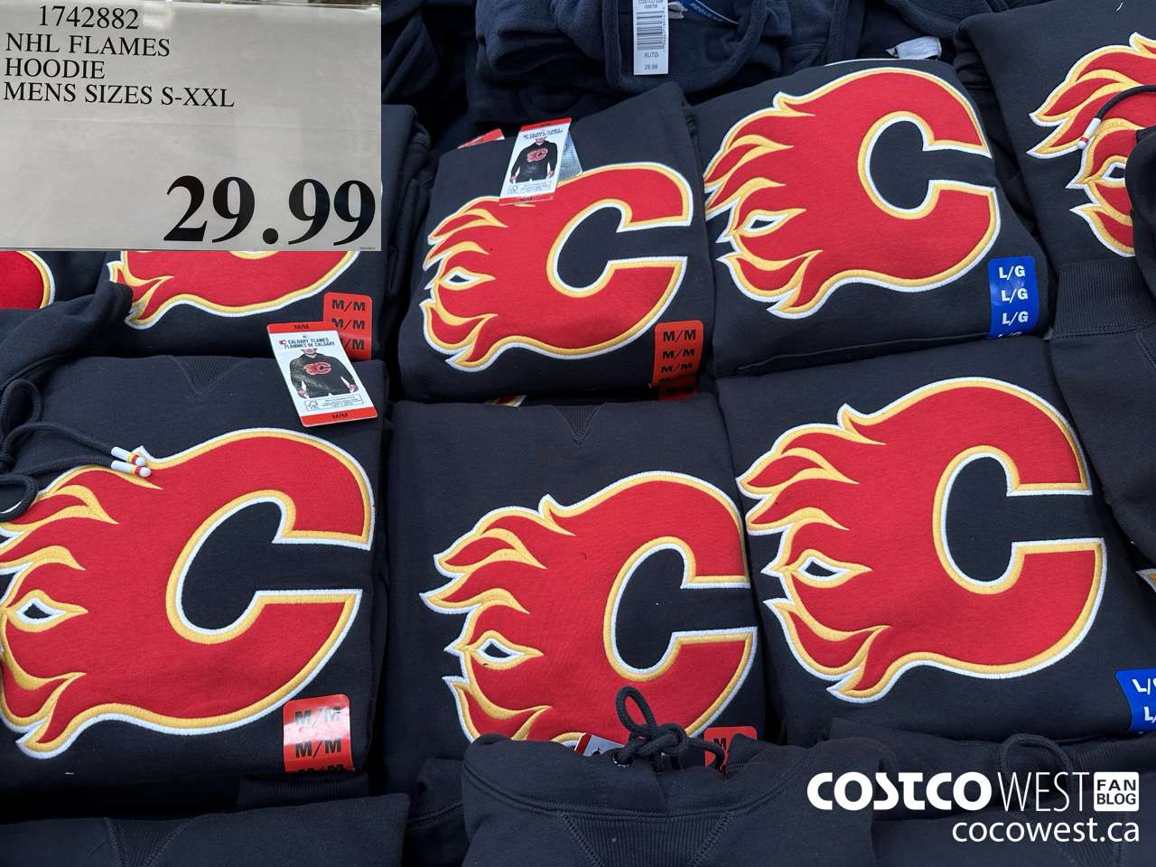 1742882 NHL FLAMES HOODIE MENS SIZES S-XXL $29.99