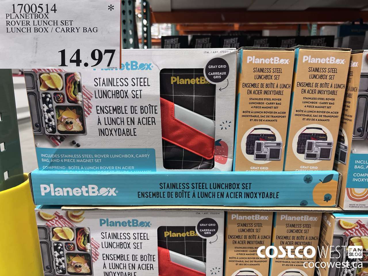 1700514 PLANETBOX ROVER LUNCH SET LUNCH BOX / CARRY BAG $14.97