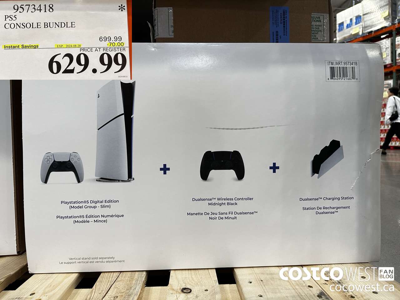 9573418 PS5 CONSOLE BUNDLE ($70.00 INSTANT SAVINGS EXPIRES ON 2024-08-12) $629.99