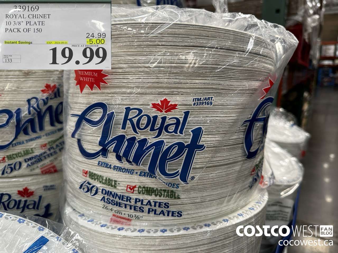 339169 ROYAL CHINET 10 3/8