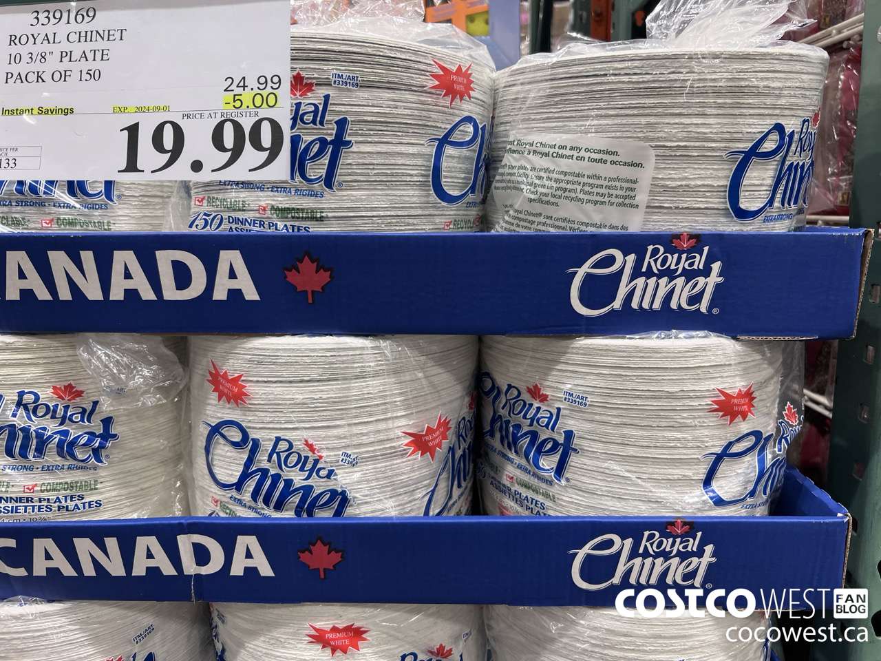 339169 ROYAL CHINET 10 3/8