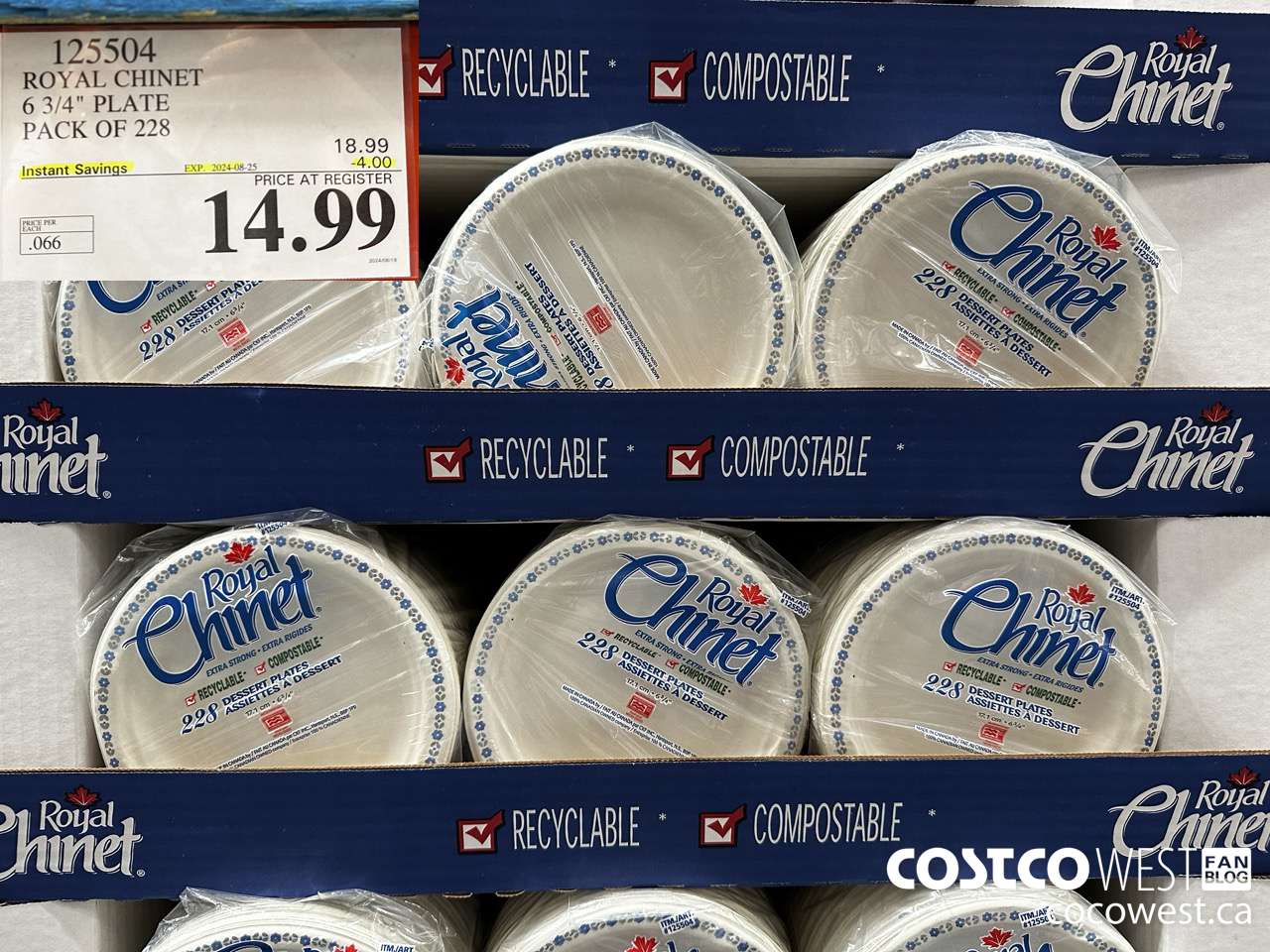 125504 ROYAL CHINET 6 3/4