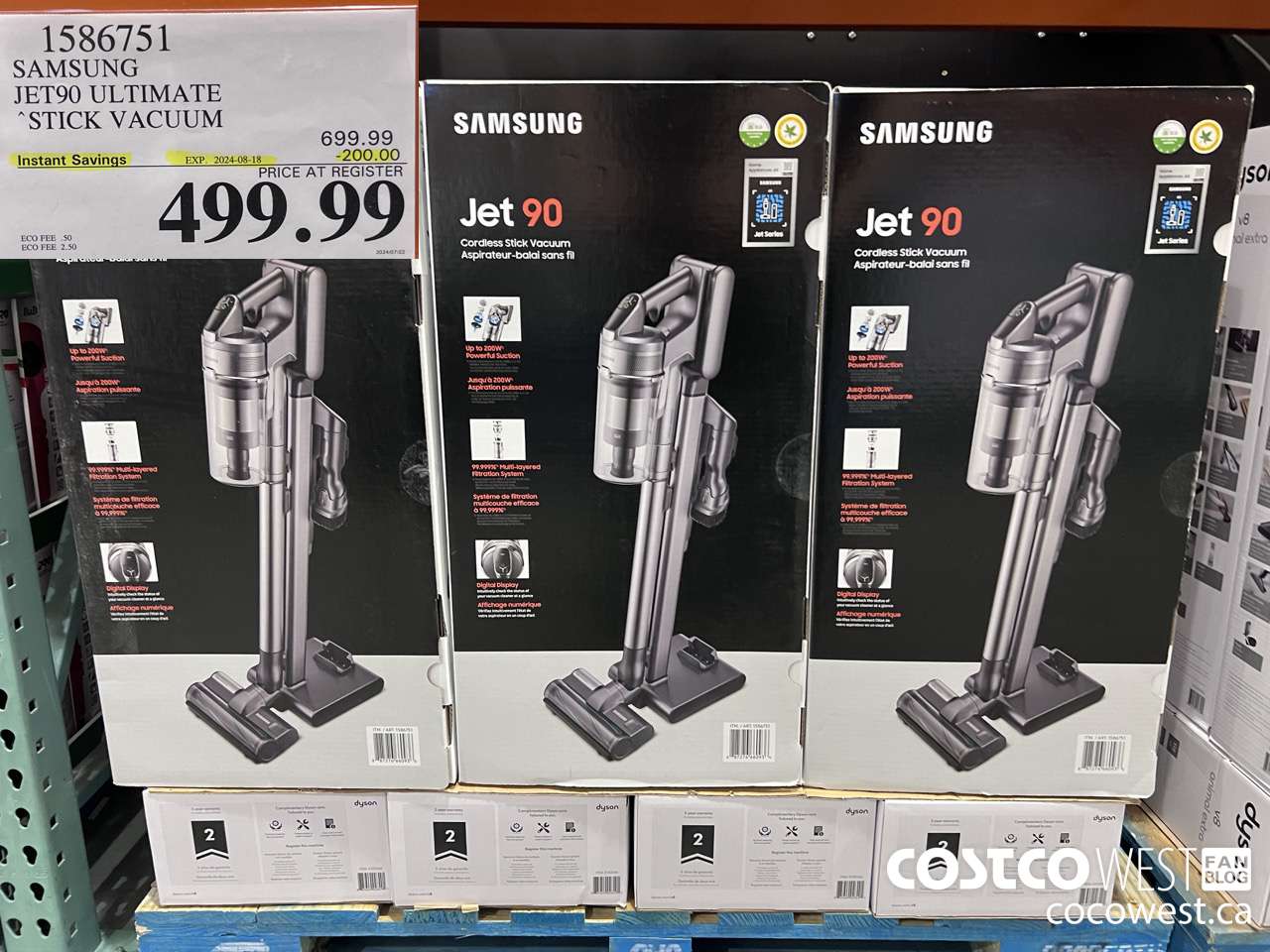 1586751 SAMSUNG JET90 ULTIMATE STICK VACUUM ($200.00 INSTANT SAVINGS EXPIRES ON 2024-08-18) $499.99