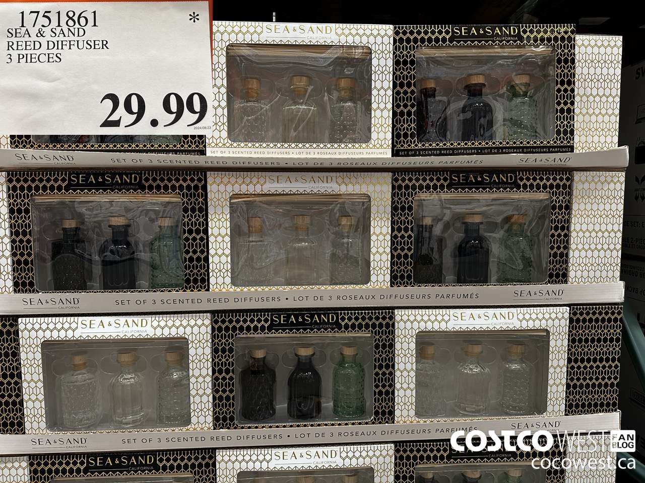 1751861 SEA & SAND REED DIFFUSER 3 PIECES $29.99