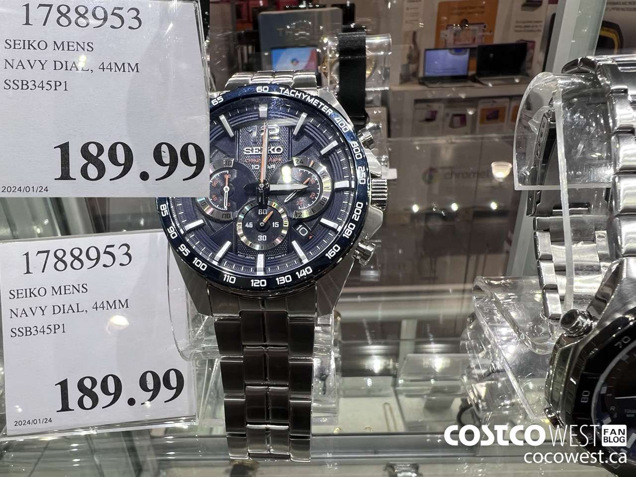 1788953 SEIKO MENS NAVY DIAL, 44MM SSB345P1 $189.99