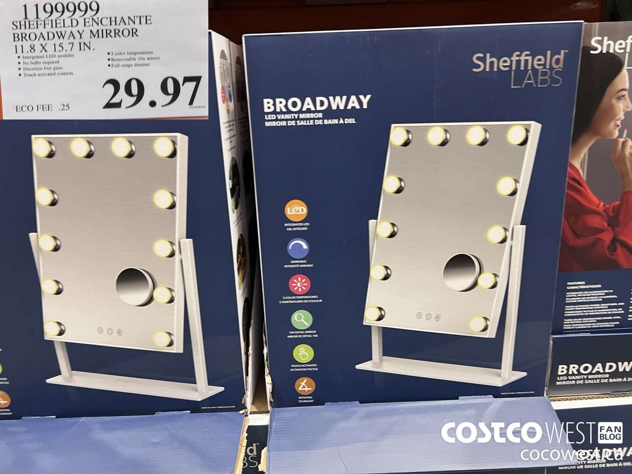 1199999 SHEFFIELD ENCHANTE BROADWAY MIRROR 11.8 X 15.7 IN $29.97