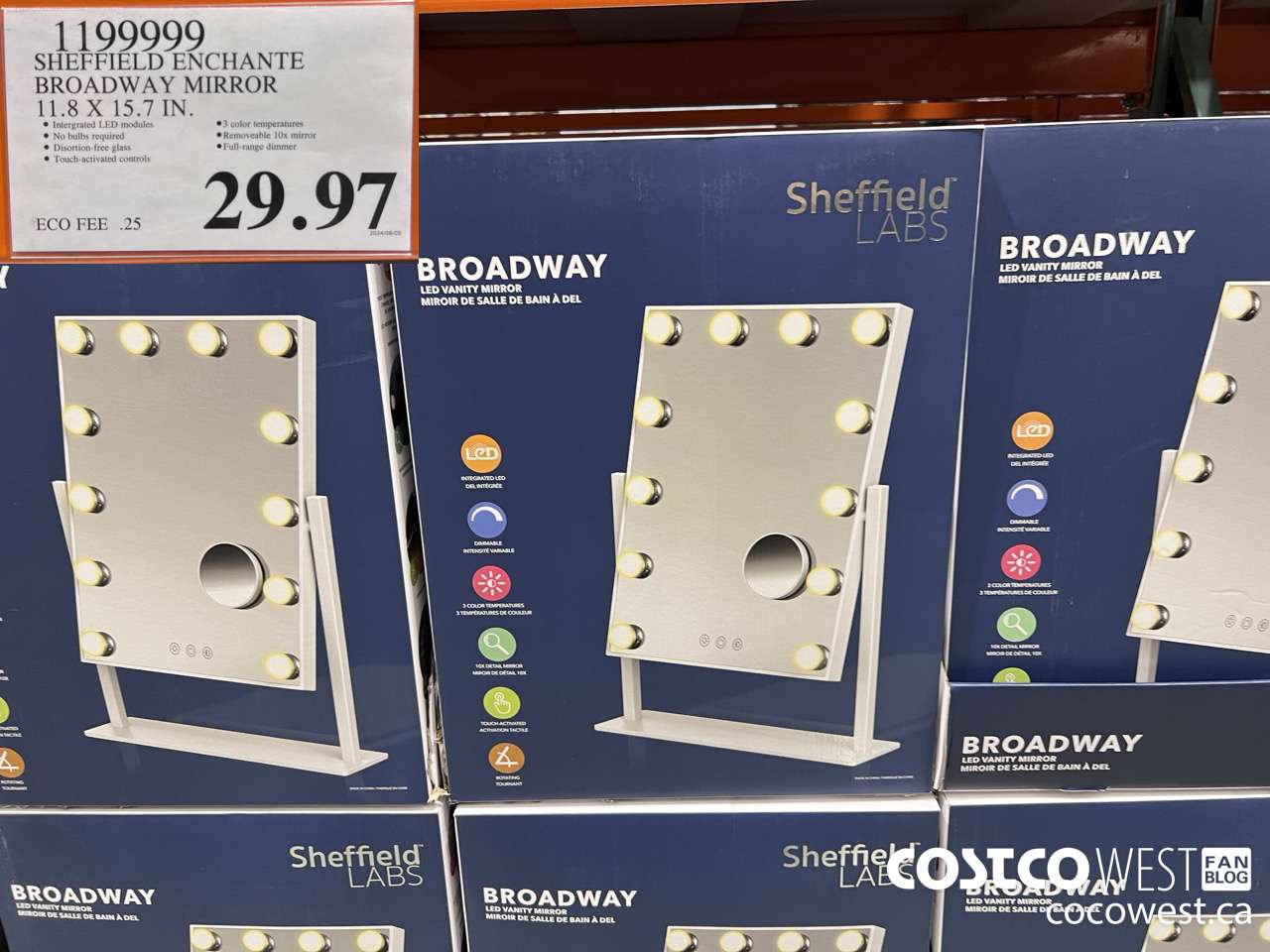 1199999 SHEFFIELD ENCHANTE BROADWAY MIRROR 11.8 X 15.7 IN $29.97