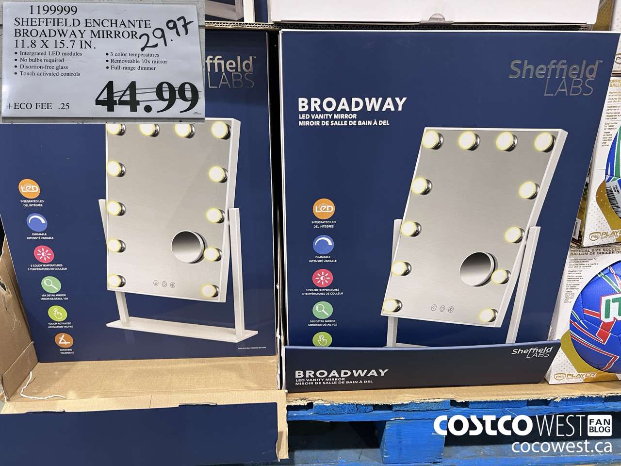 1199999 SHEFFIELD ENCHANTE BROADWAY MIRROR 11.8 X 15.7 IN $29.97