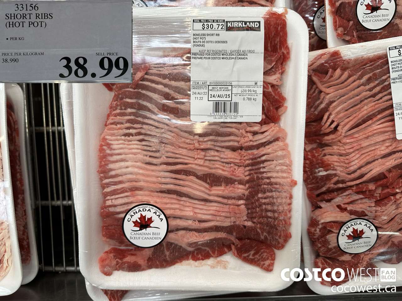 33156 SHORT RIBS (HOT POT) $38.99