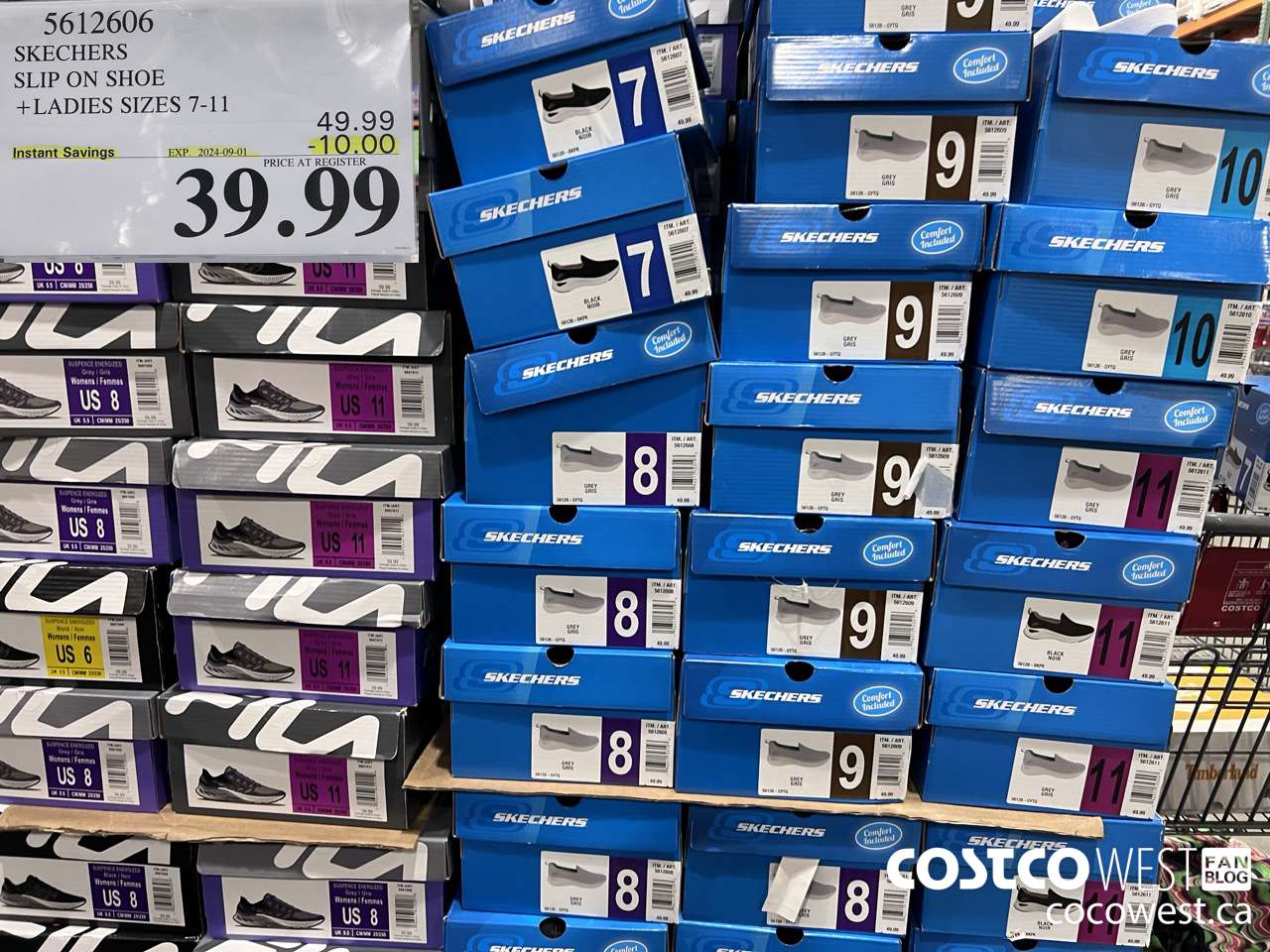 5612606 SKECHERS SLIP ON SHOE LADIES SIZES 7-11 ($10.00 INSTANT SAVINGS EXPIRES ON 2024-09-01) $39.99