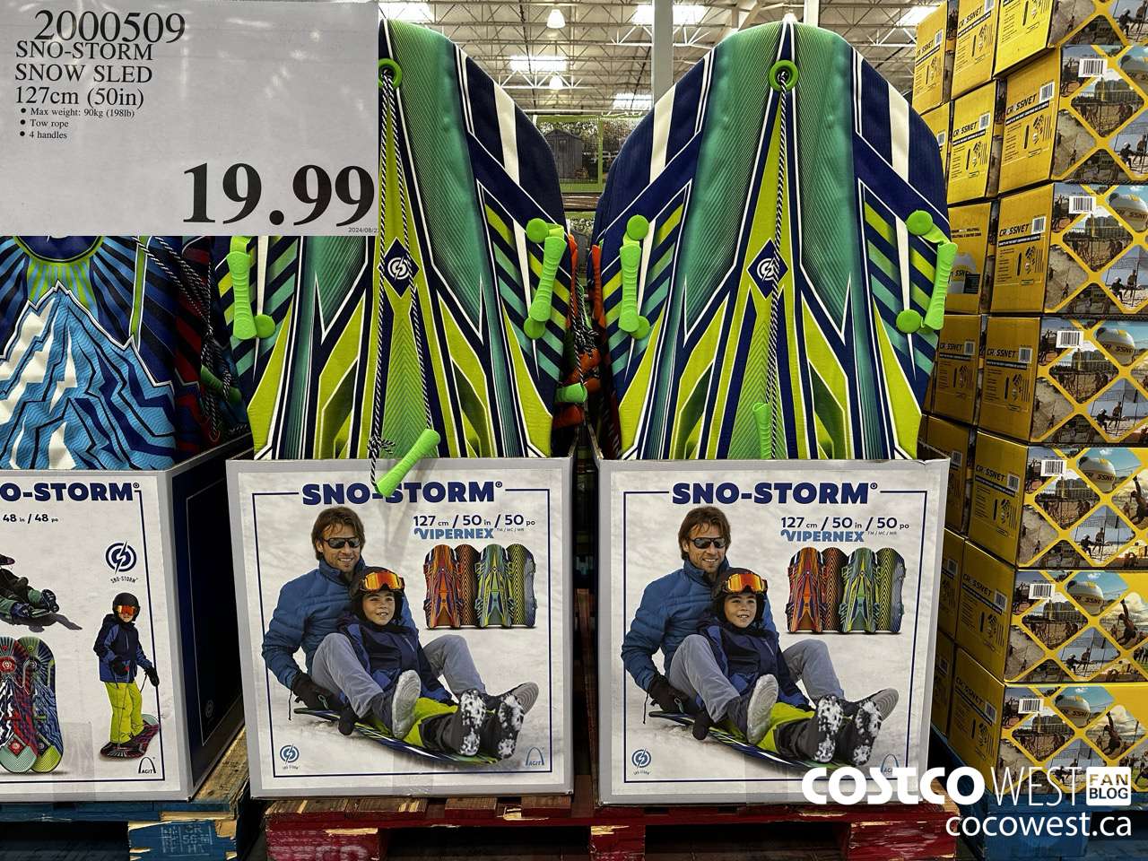 2000509 SNO STORM SNOW SLED 127 CM (50 IN) $19.99