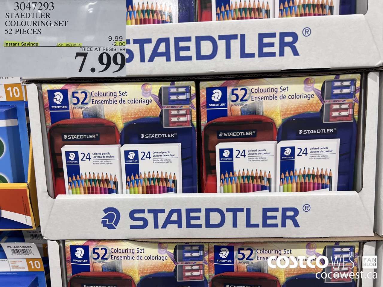 3047293 STAEDTLER COLOURING SET 52 PIECES ($2.00 INSTANT SAVINGS EXPIRES ON 2024-08-18) $7.99