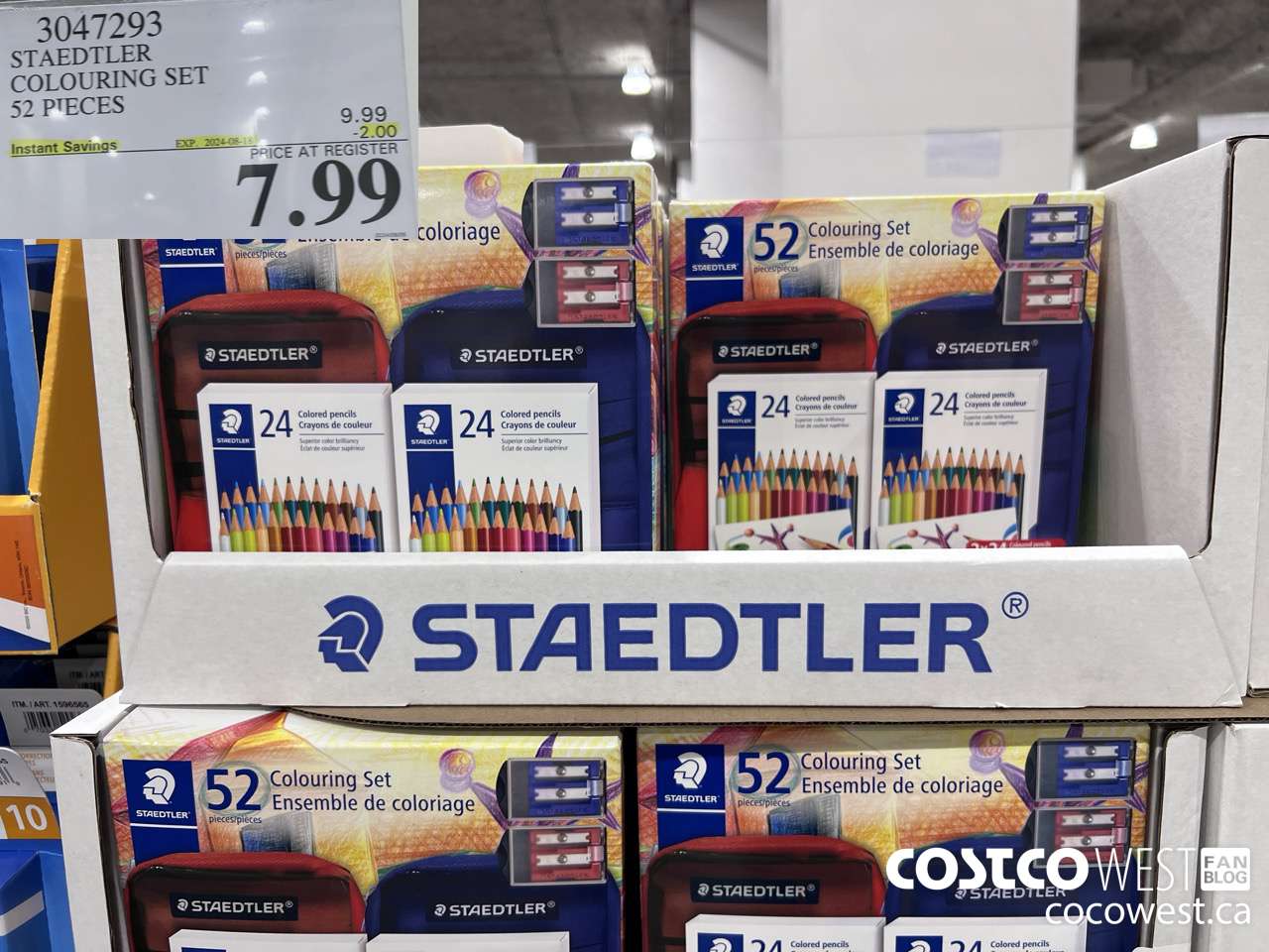 3047293 STAEDTLER COLOURING SET 52 PIECES ($2.00 INSTANT SAVINGS EXPIRES ON 2024-08-18) $7.99