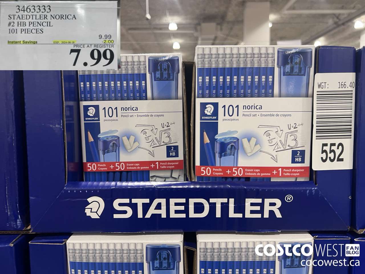 3463333 STAEDTLER NORICA PENCILS HB 101 PC ($2.00 INSTANT SAVINGS EXPIRES ON 2024-08-18) $7.99