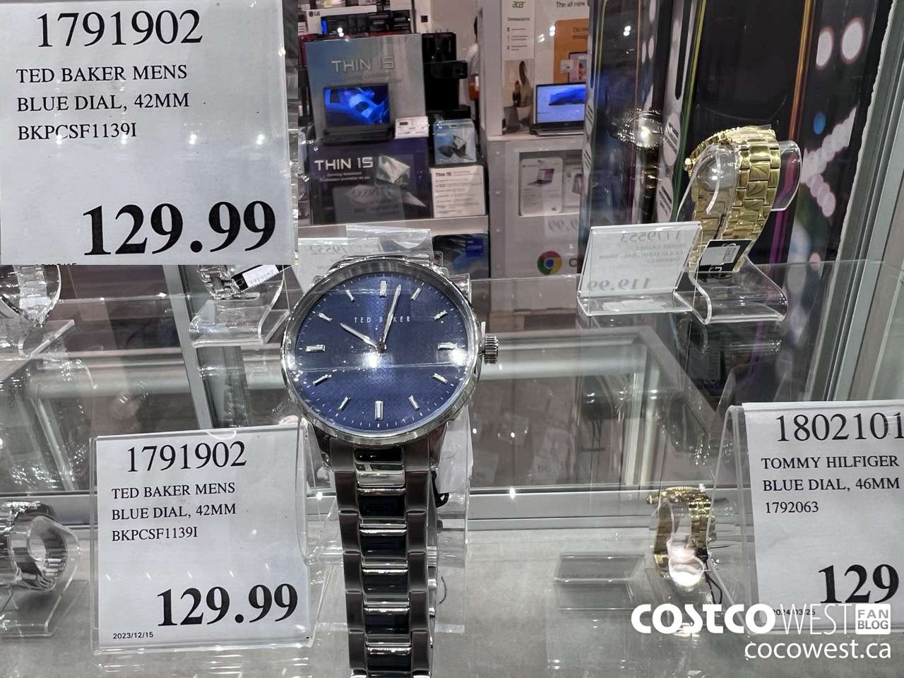 1791902 TED BAKER MENS BLUE DIAL, 42MM BKPCSF1139I $129.99