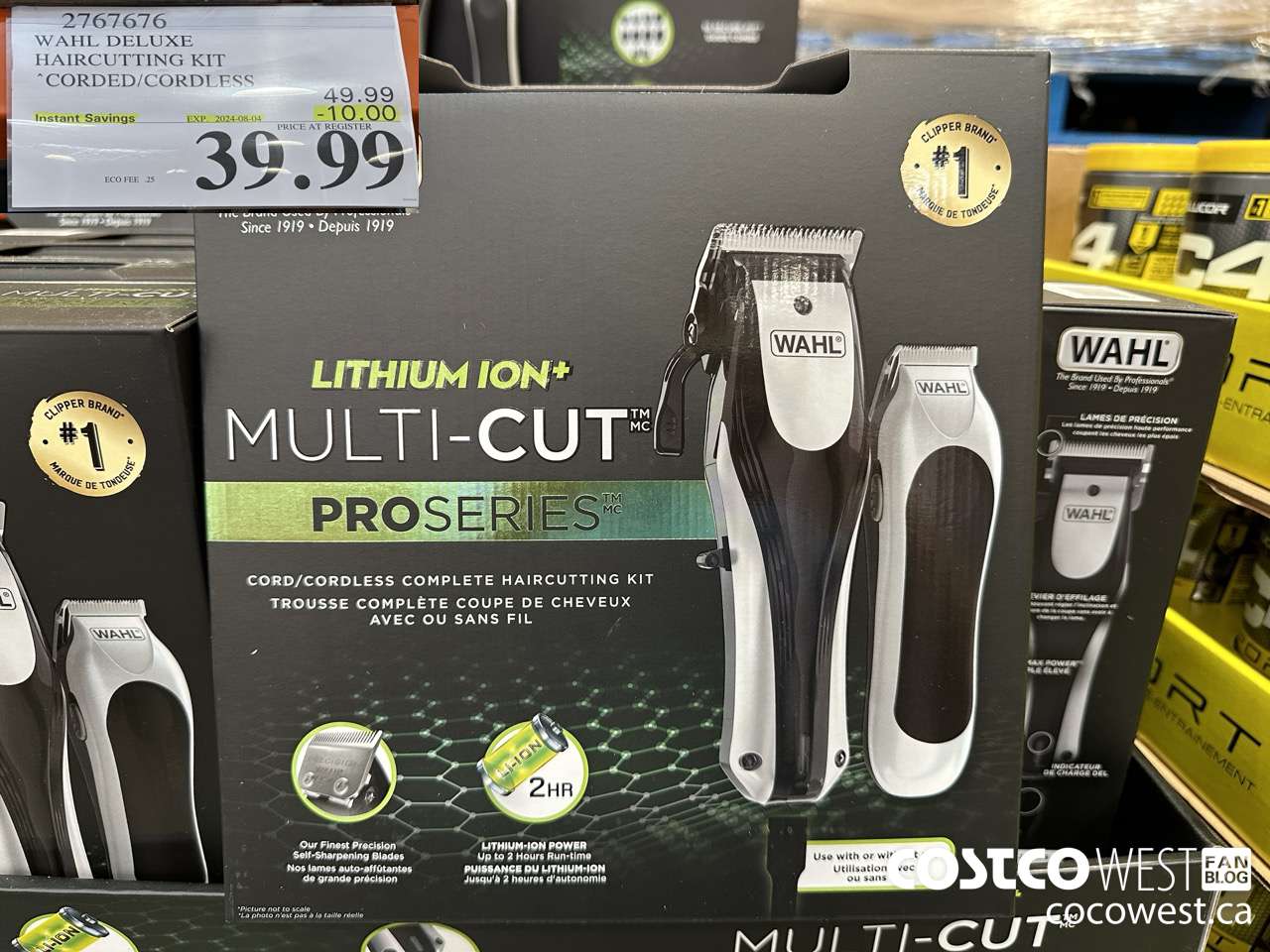 2767676 WAHL DELUXE HAIRCUTTING KIT CORDED/CORDLESS ($10.00 INSTANT SAVINGS EXPIRES ON 2024-08-04) $39.99