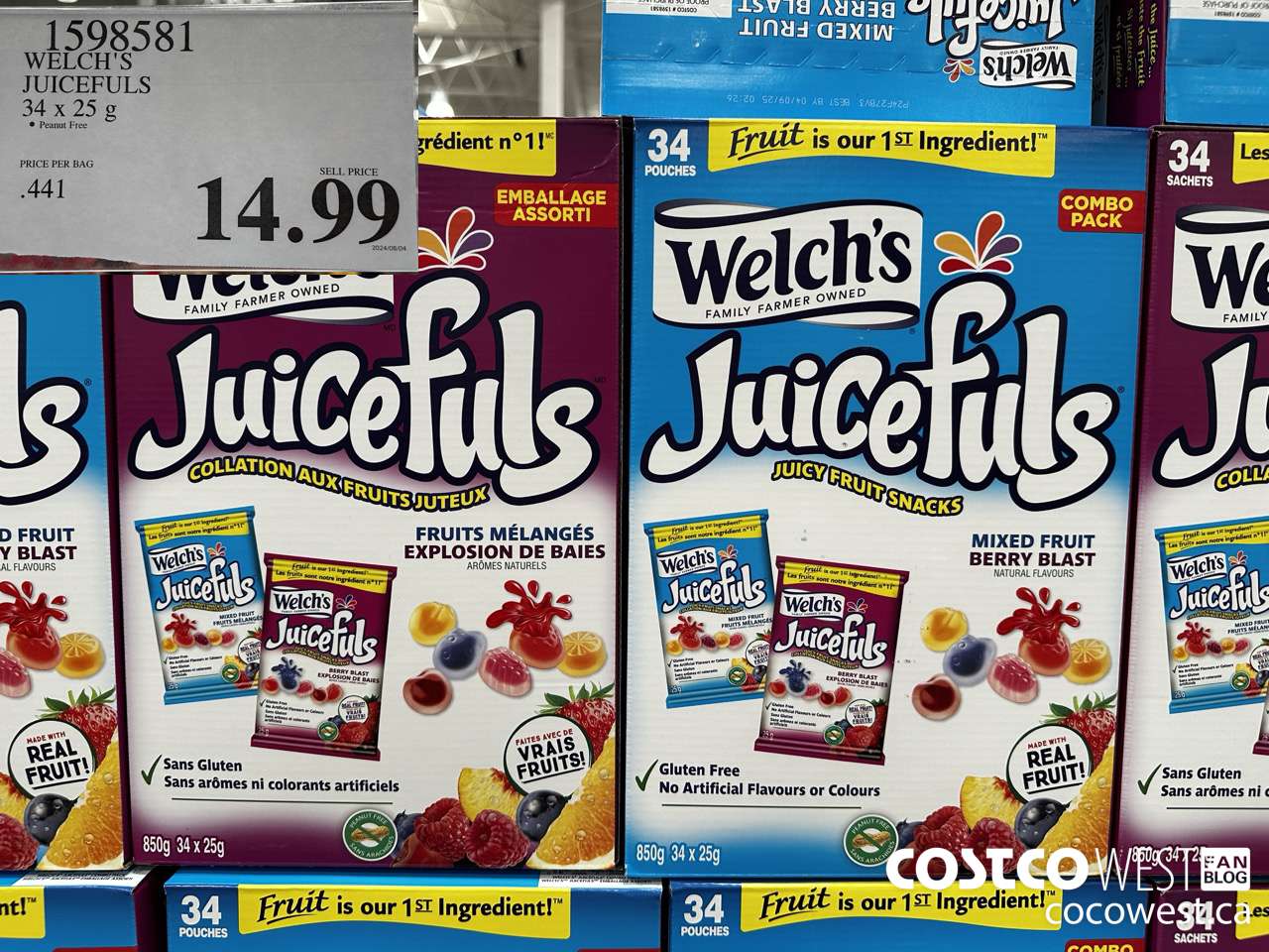1598581 WELCH'S JUICEFULS 34 X 25 G $14.99