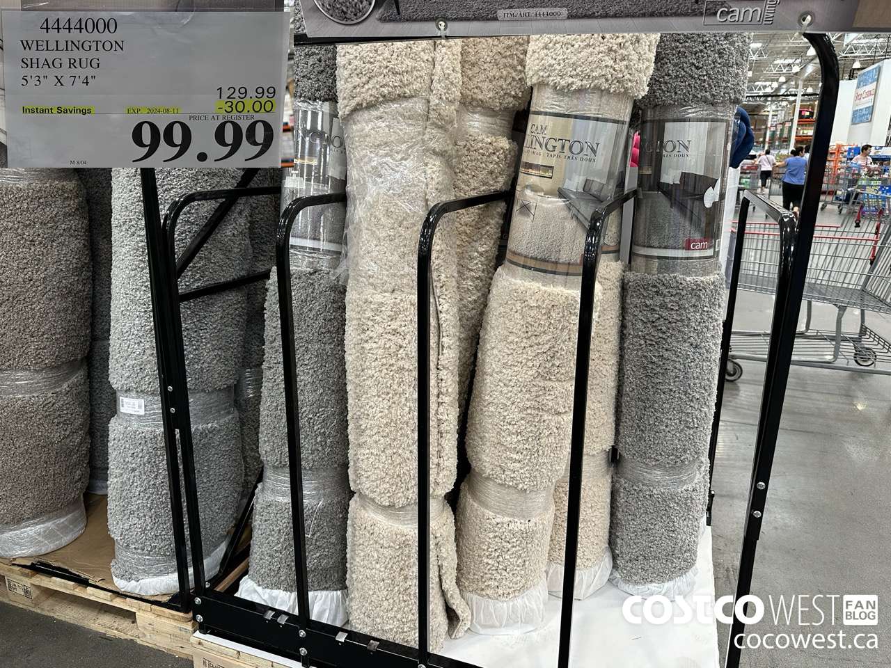 4444000 WELLINTONG SHAG RUG 5'3