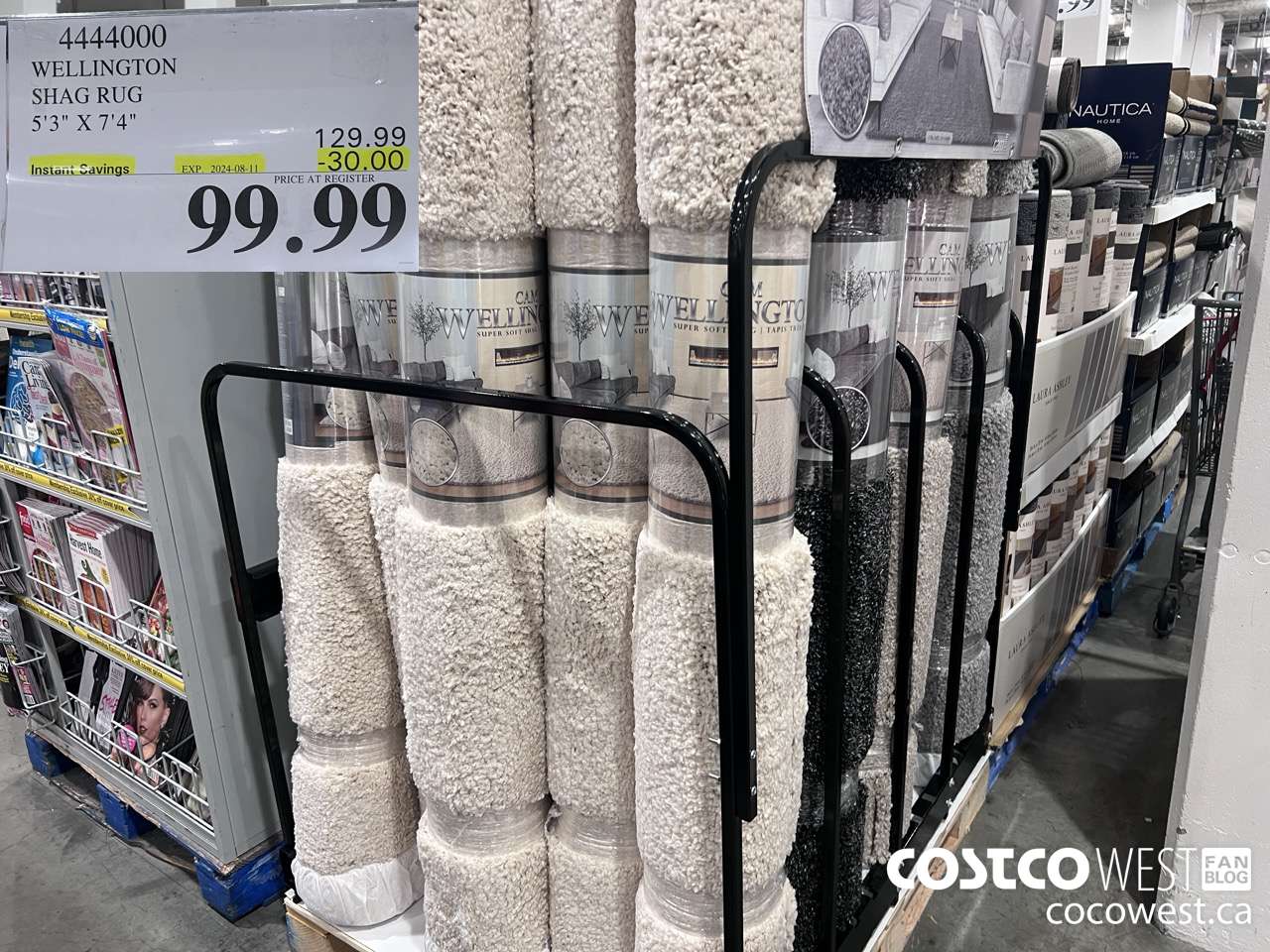 4444000 WELLINTONG SHAG RUG 5'3