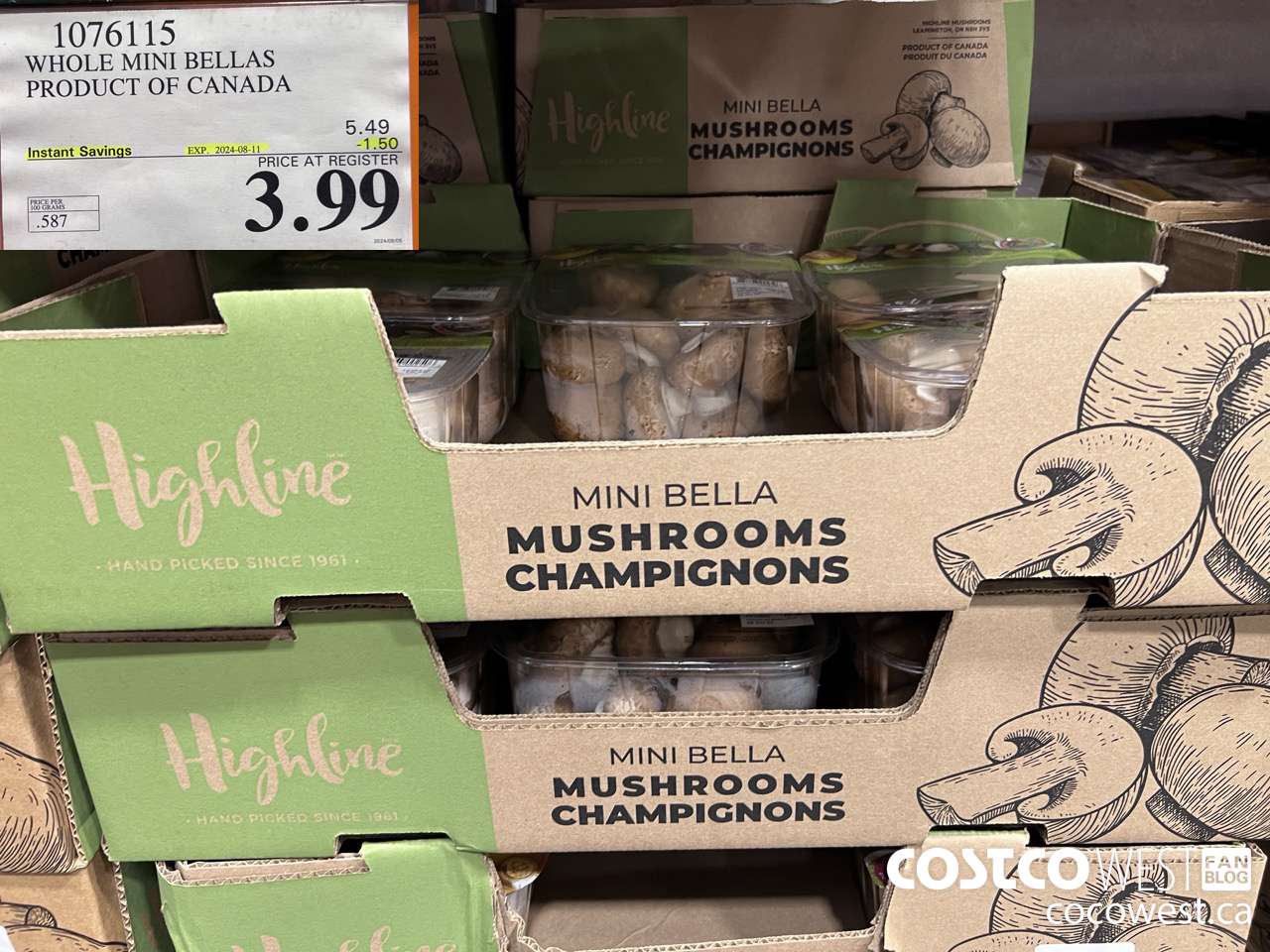 1076115 WHOLE MINI BELLAS PRODUCT OF CANADA ($1.50 INSTANT SAVINGS EXPIRES ON 2024-08-11) $3.99