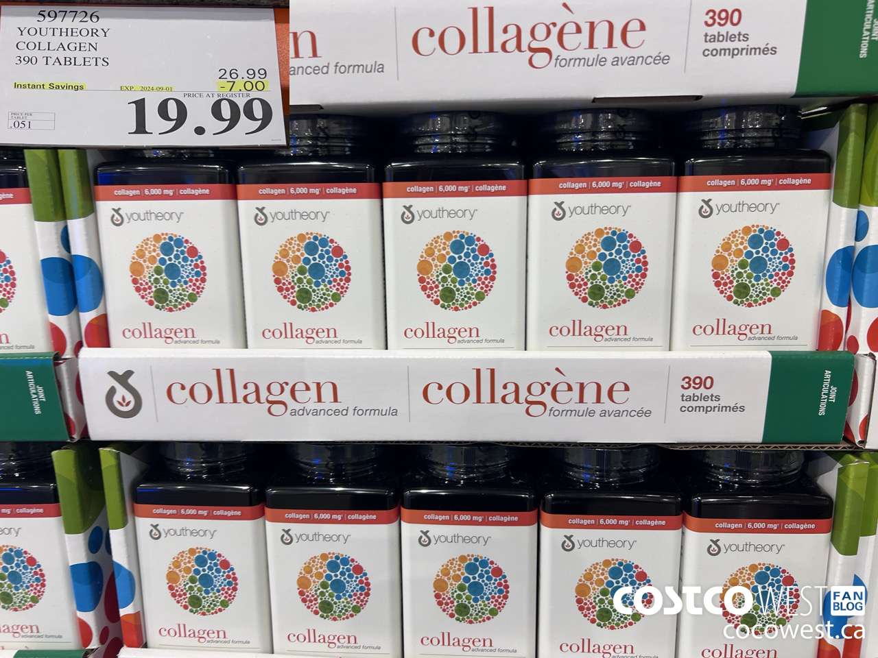 597726 YOUTHEORY COLLAGEN 390 TABLETS ($7.00 INSTANT SAVINGS EXPIRES ON 2024-09-01) $19.99