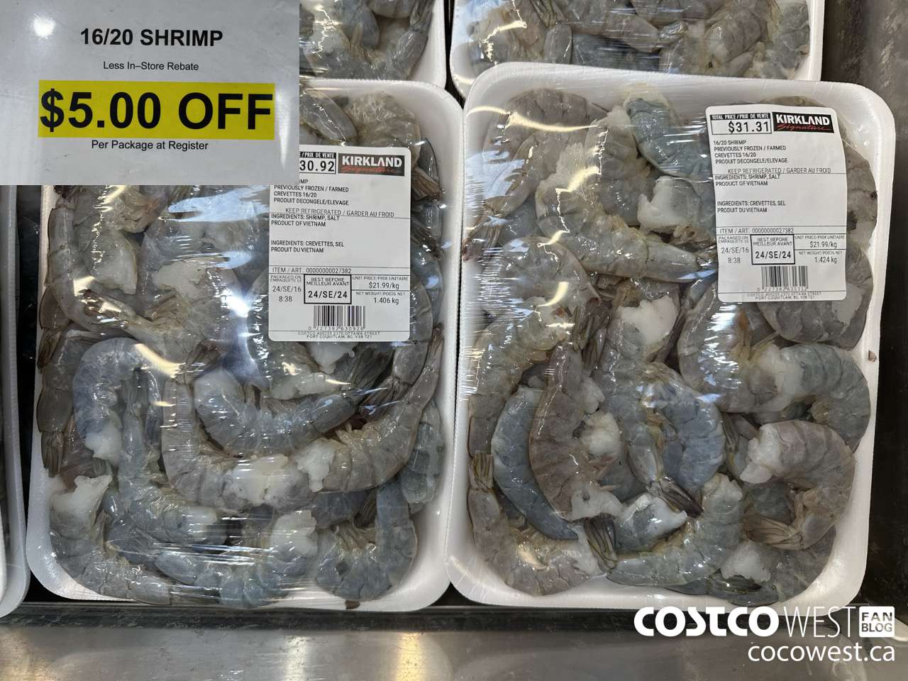 27363 16/20 SHRIMP ($5.00 INSTANT SAVINGS)