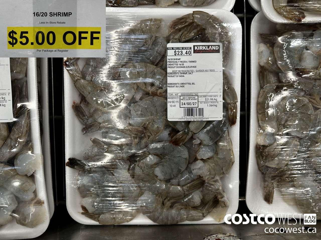 27363 16/20 SHRIMP ($5.00 INSTANT SAVINGS)