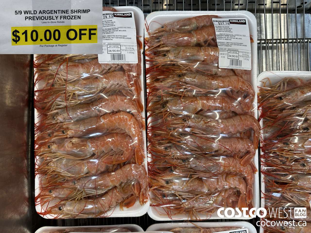 28200 5/9 WILD ARGENTINE SHRIMP PREVIOUSLY FROZEN ($10.00 INSTANT SAVINGS)