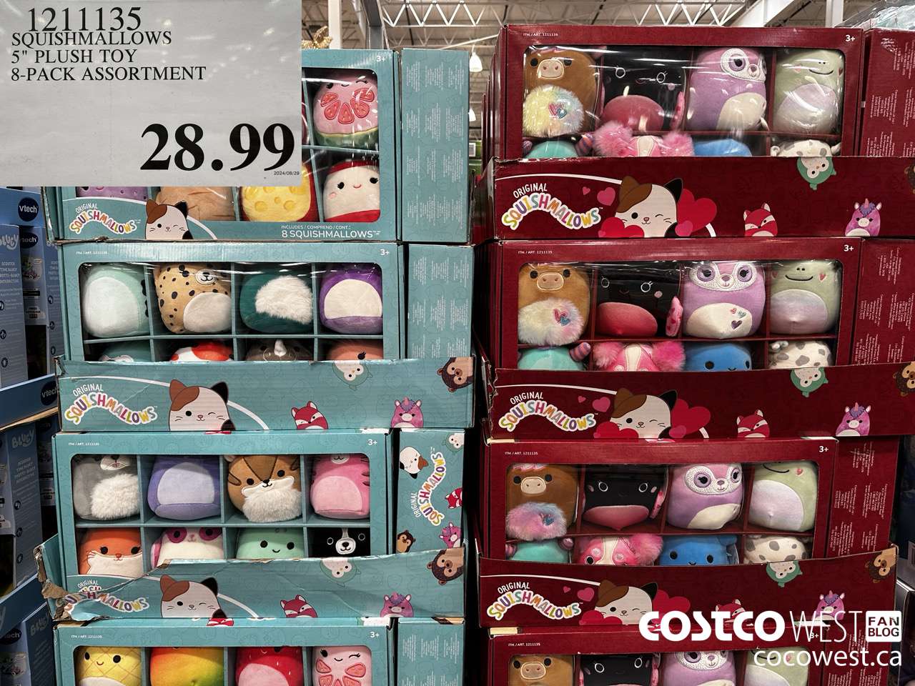 1211135 5-INCH SQUISHMALLOWS 8-PACK ASSORTMENT $28.99