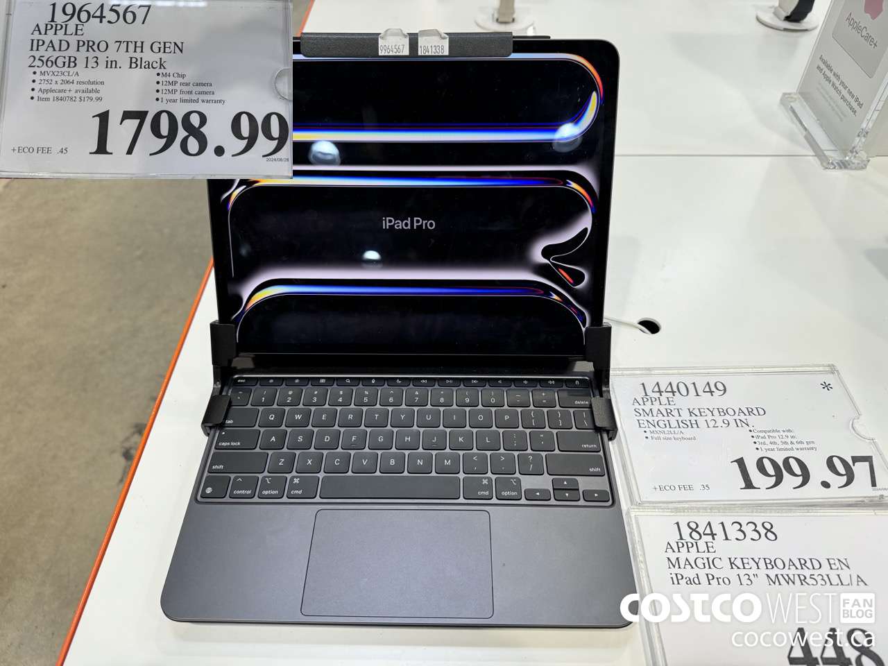 1964567 APPLE IPAD PRO 7TH GEN 256GB 13 IN BLACK $1798.99