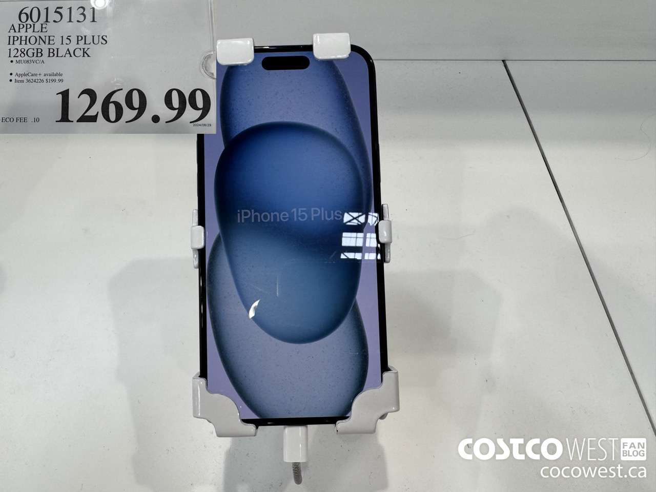 6015131 APPLE IPHONE 15 PLUS 128GB BLACK $1269.99