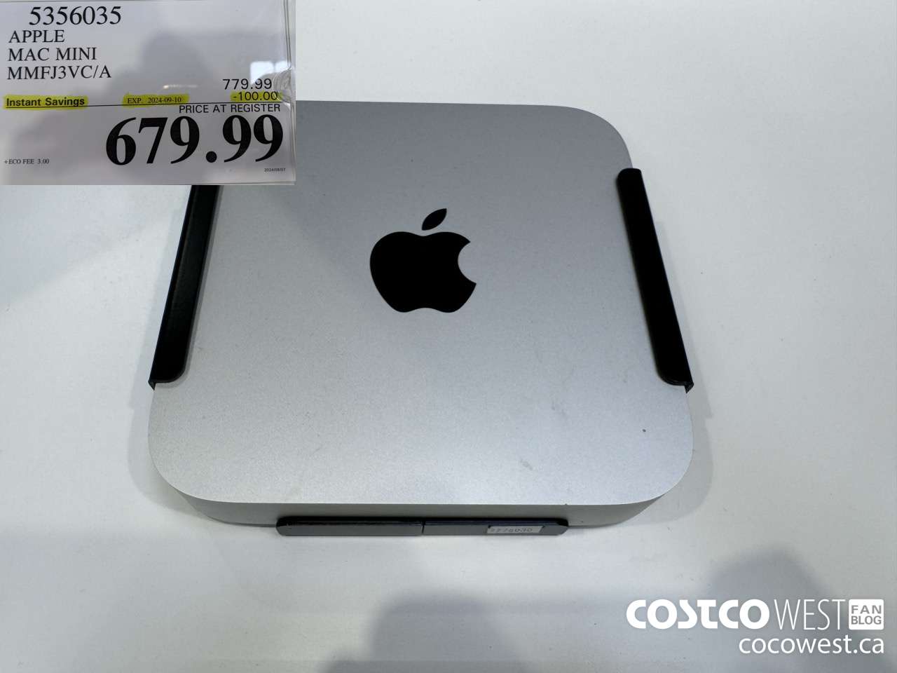 5356035 APPLE MAC MINI MMFJ3VC/A ($100.00 INSTANT SAVINGS EXPIRES ON 2024-09-10) $679.99