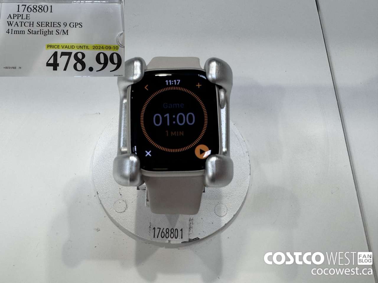 1768801 APPLE WATCH SERIES 8 GPS 41MM STARLIGHT S/M (EXPIRES ON 2024-09-10) $478.99