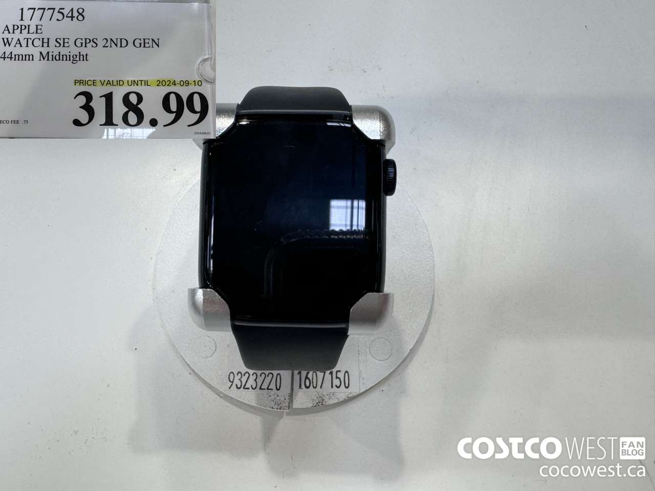 1777548 APPLE WATCH SE GPS 2ND GEN 44MM MIDNIGHT (EXPIRES ON 2024-09-10) $318.99