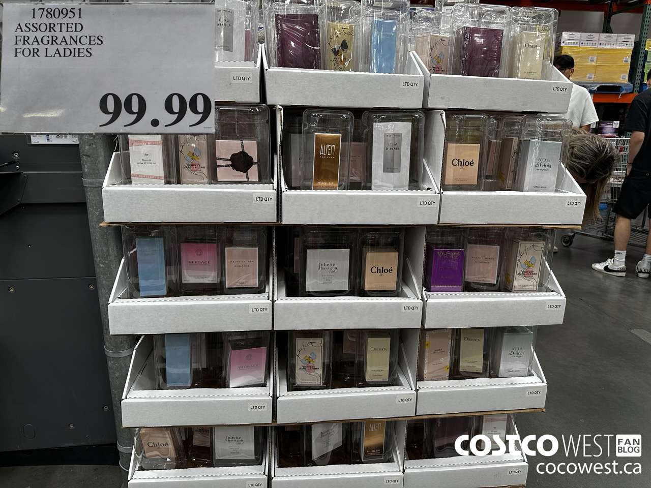 1780951 ASSORTED FRAGRANCES FOR LADIES $99.99
