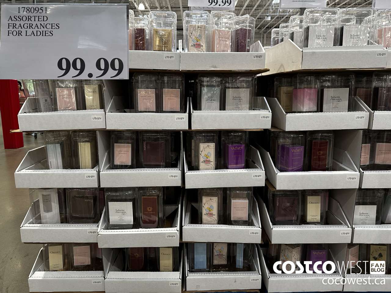 1780951 ASSORTED FRAGRANCES FOR LADIES $99.99