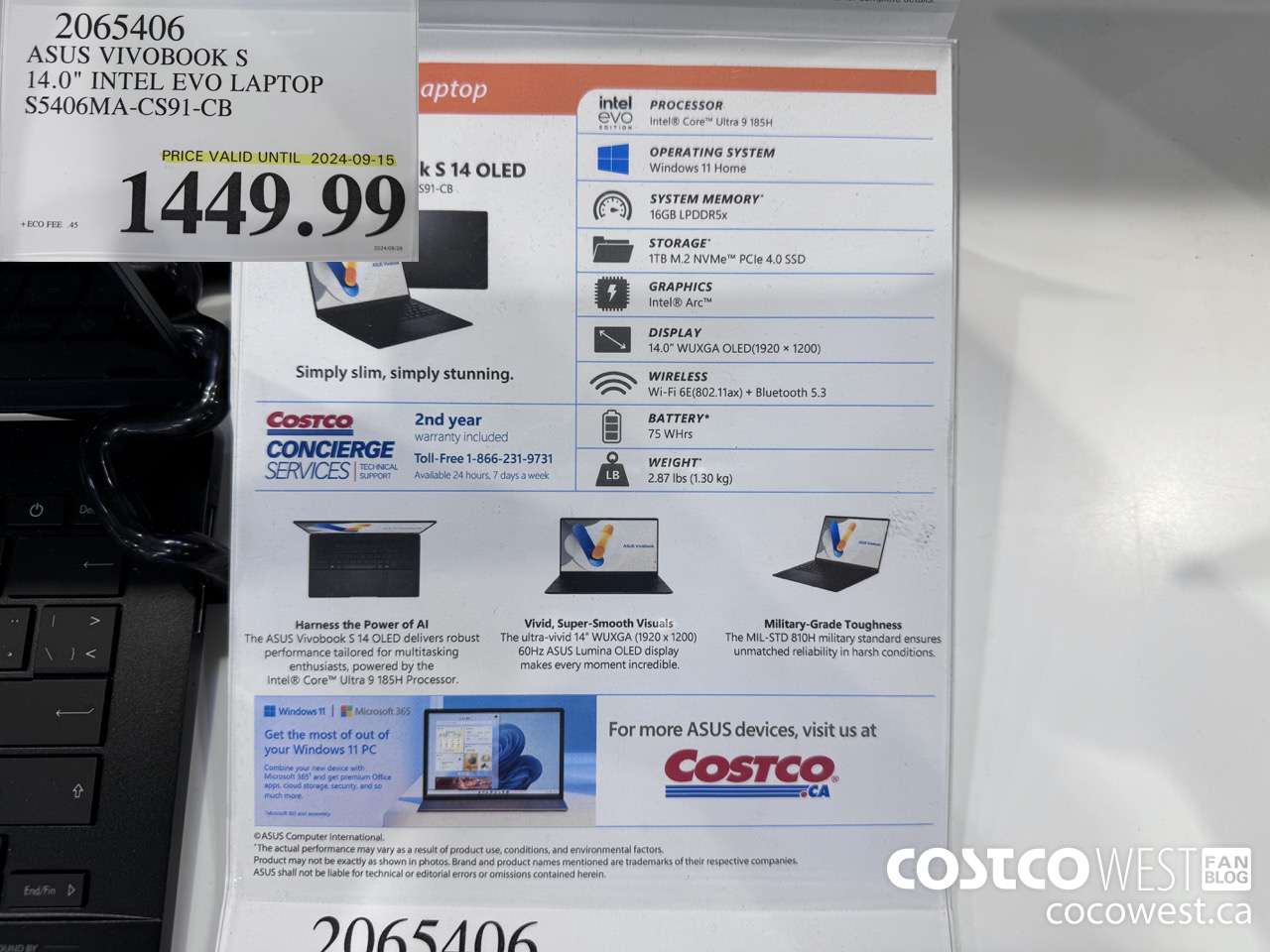 2065406 ASUS VIOBOOK S 14.0