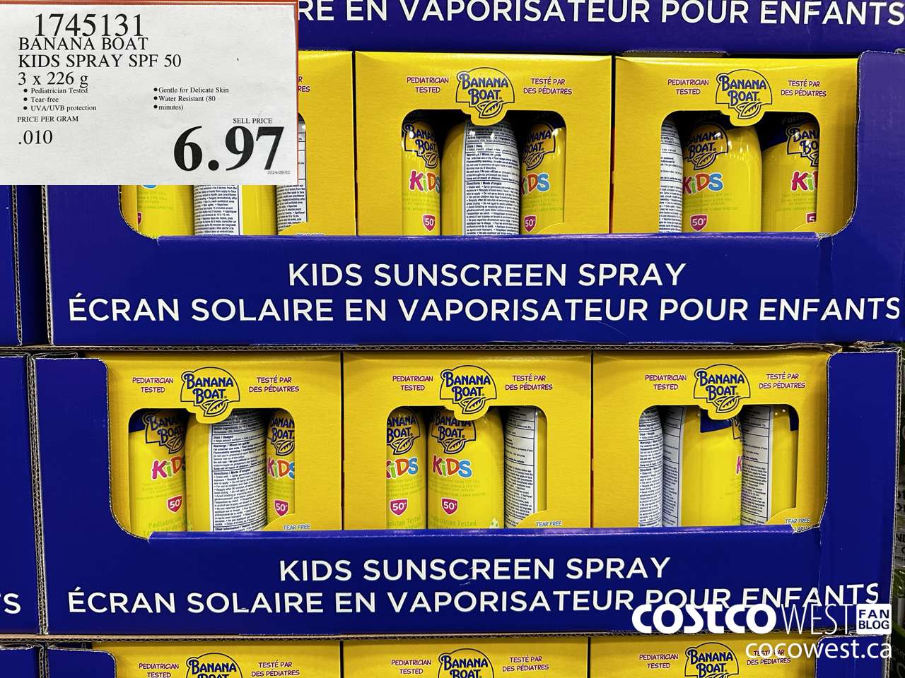 1745131 BANANA BOAT KIDS SPRAY SPF 50 3 X 226 G $6.97