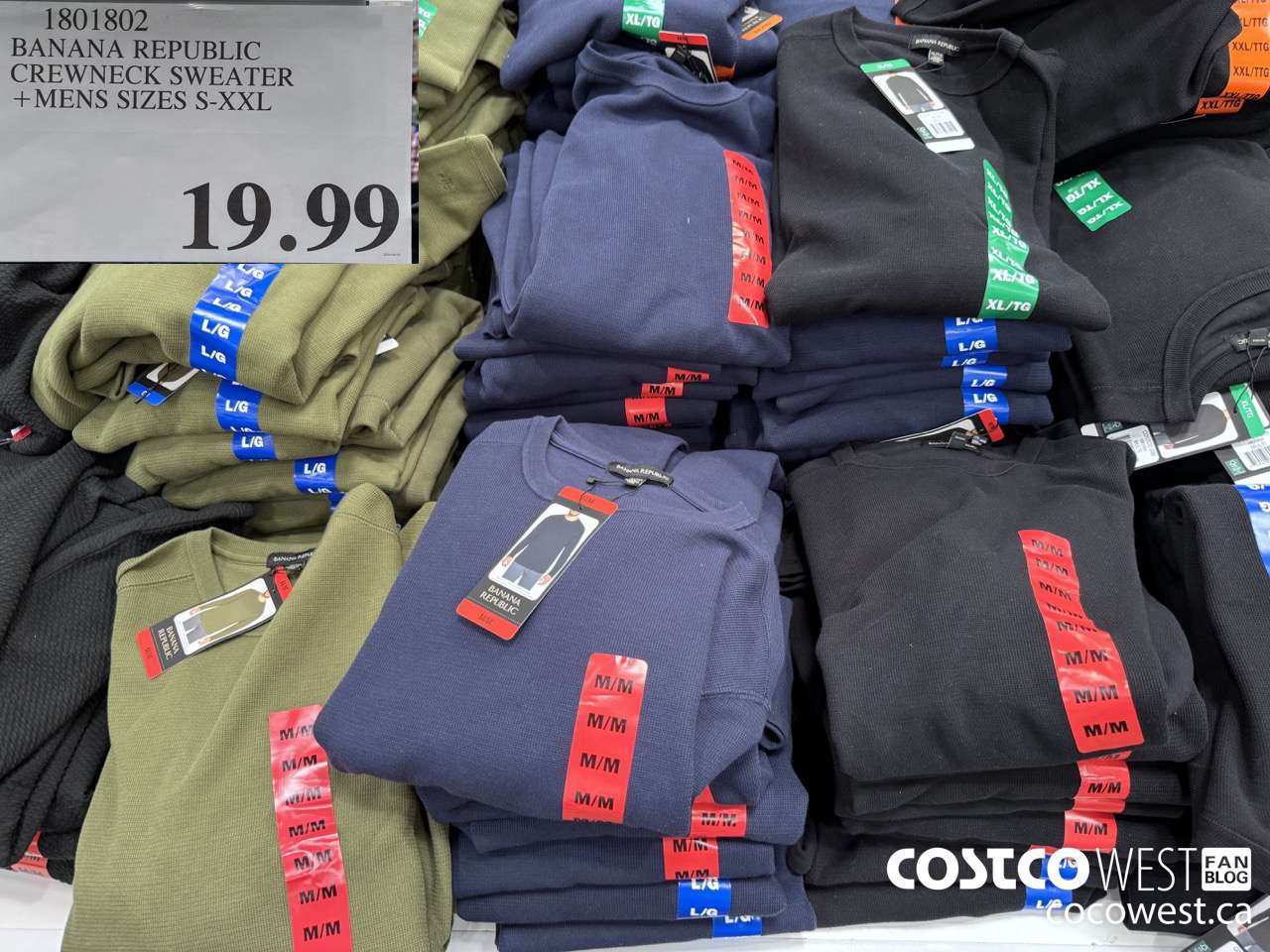 1801802 BANANA REPUBLIC CREWNECK SWEATER MENS SIZES S-XXL $19.99