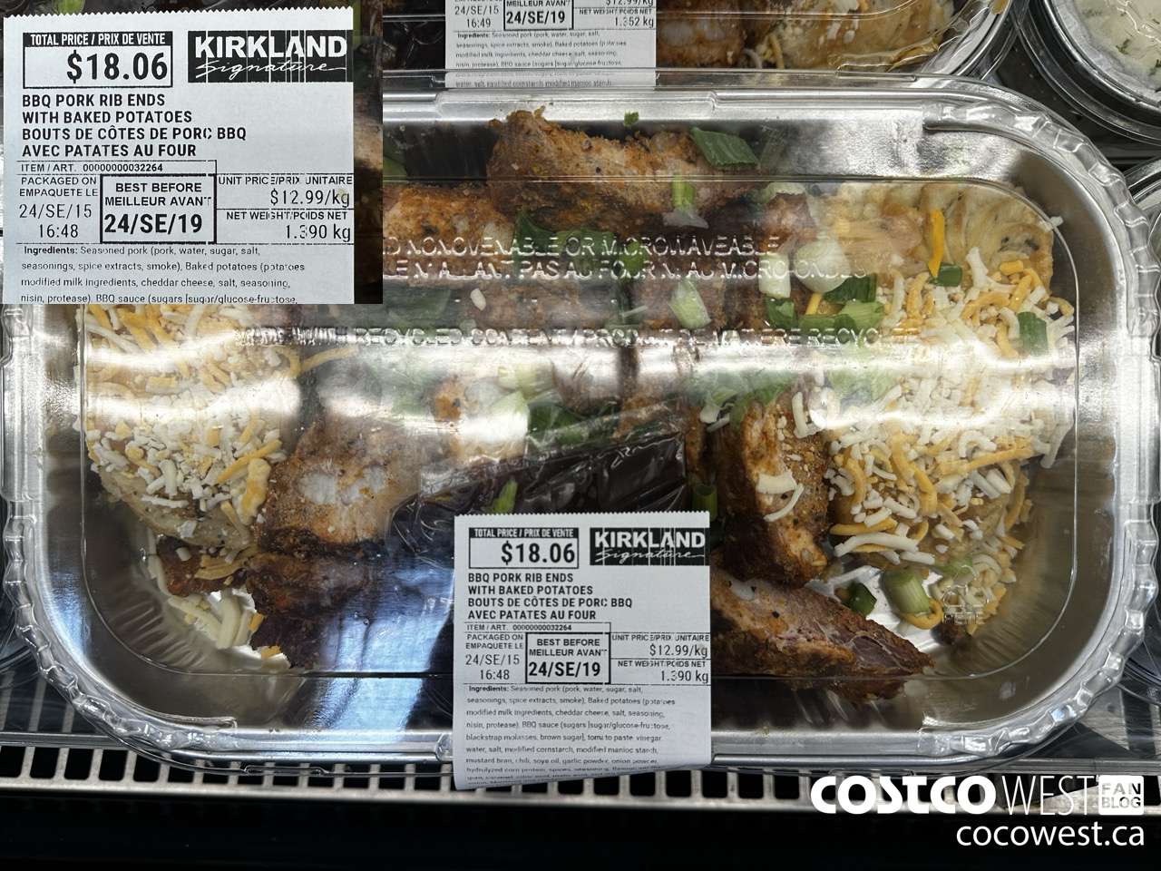 32264 BBO PORK RIB ENDS WITH BAKED POTATOES  $12.99