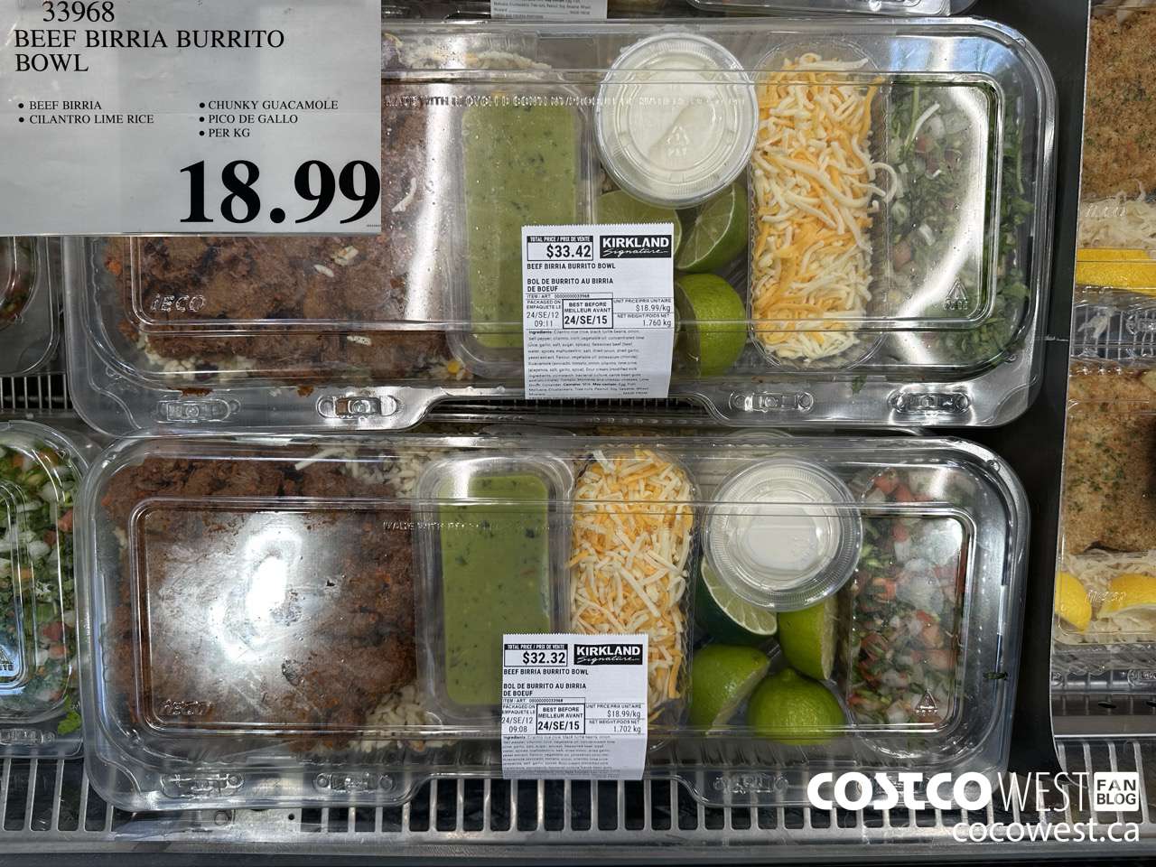 33968 BEEF BIRRIA BURRITO BOWL $18.99