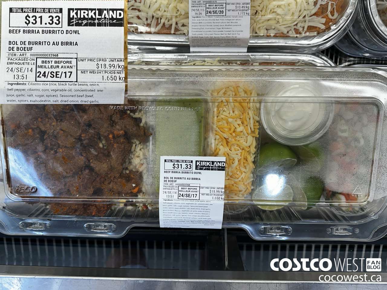 33968 BEEF BIRRIA BURRITO BOWL $18.99