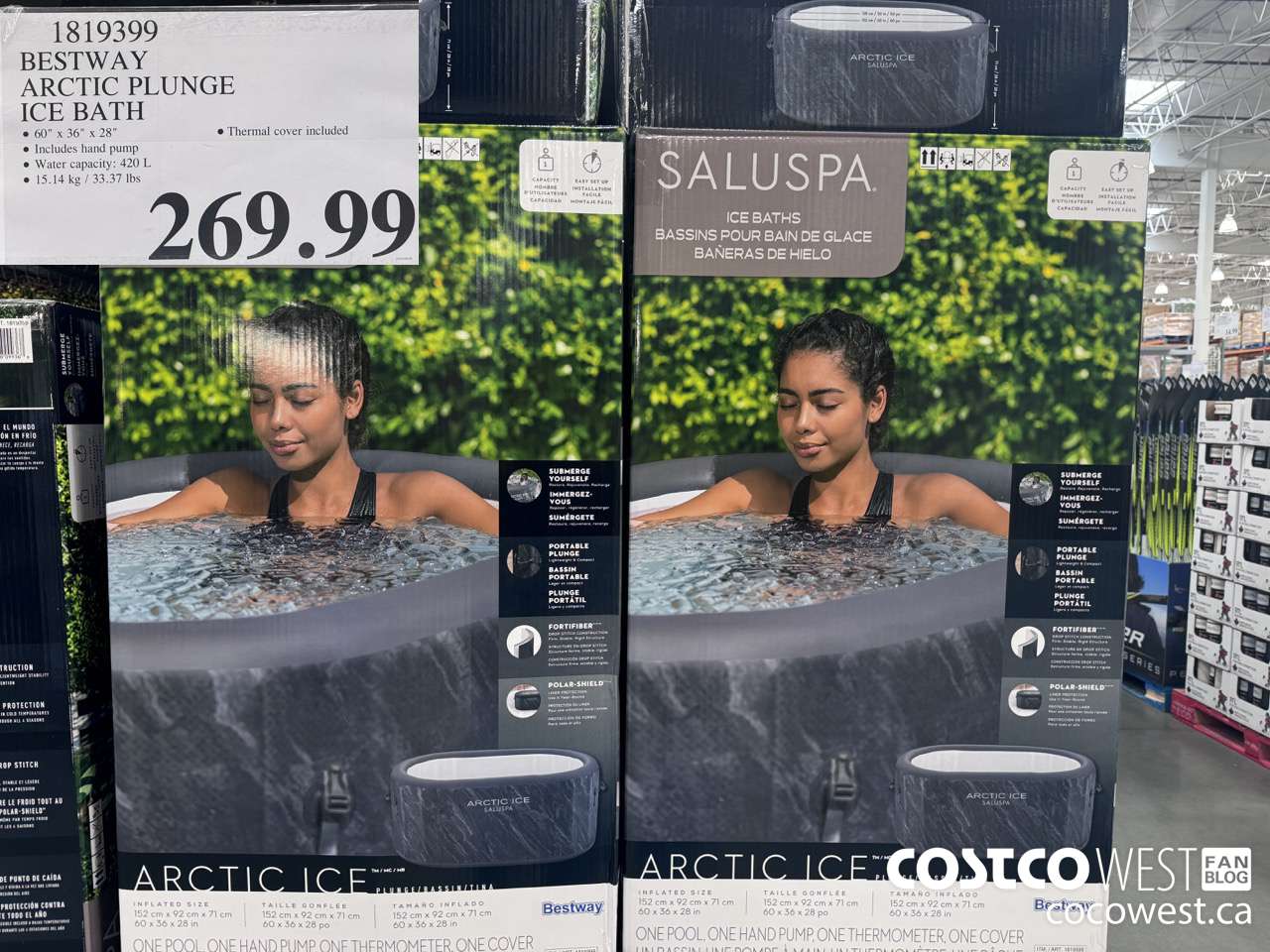 1819399 BESTWAY ARCTIC PLUNGE ICE BATH $269.99