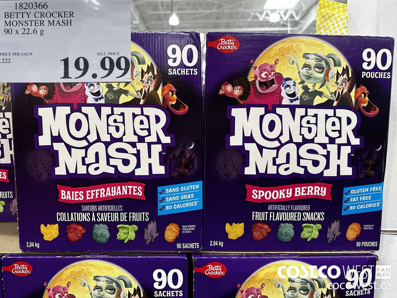 1820366 BETTY CROCKER MONSTER MASH 90 X 22.6G $19.99