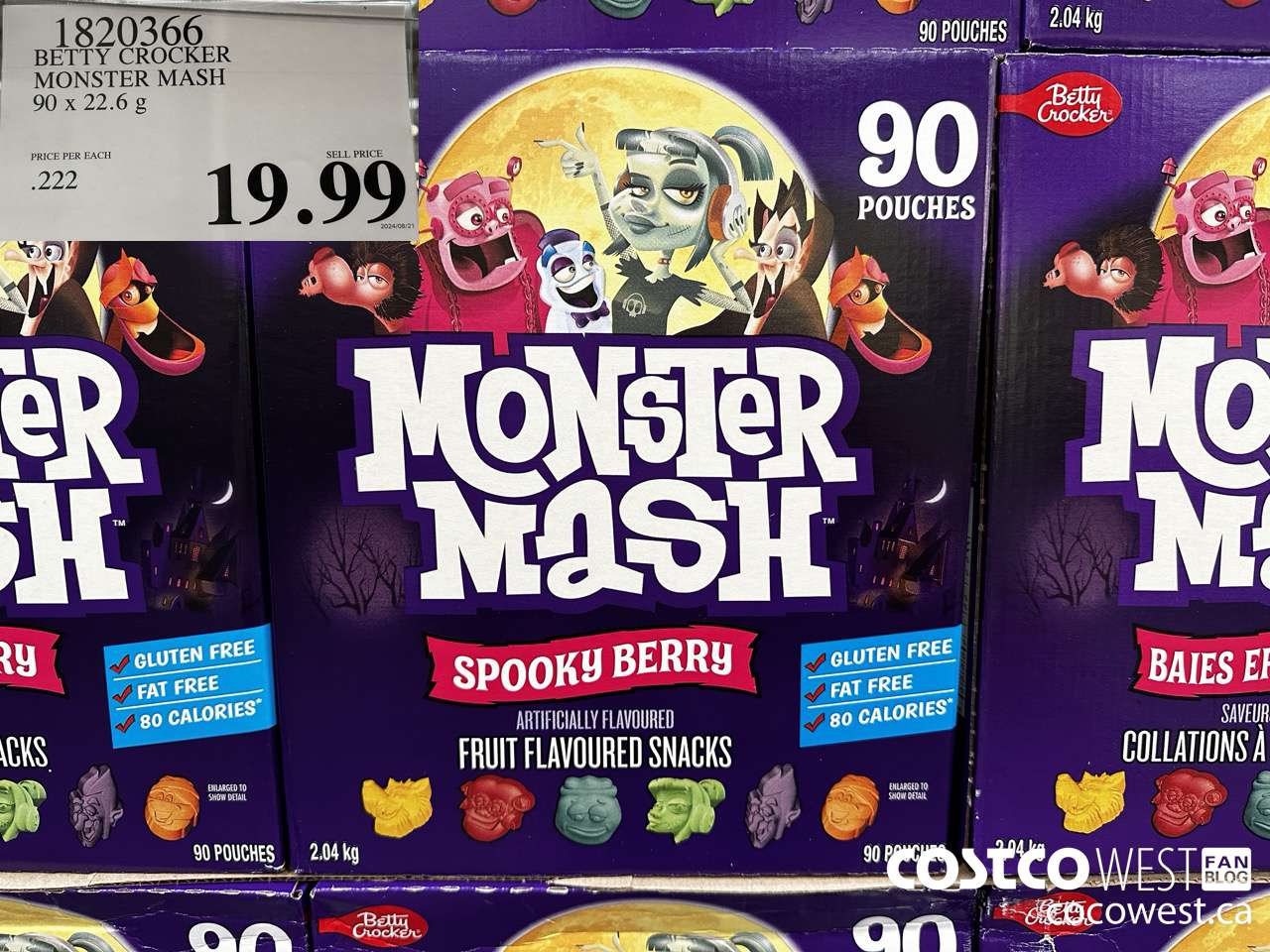 1820366 BETTY CROCKER MONSTER MASH 90 X 22.6G $19.99