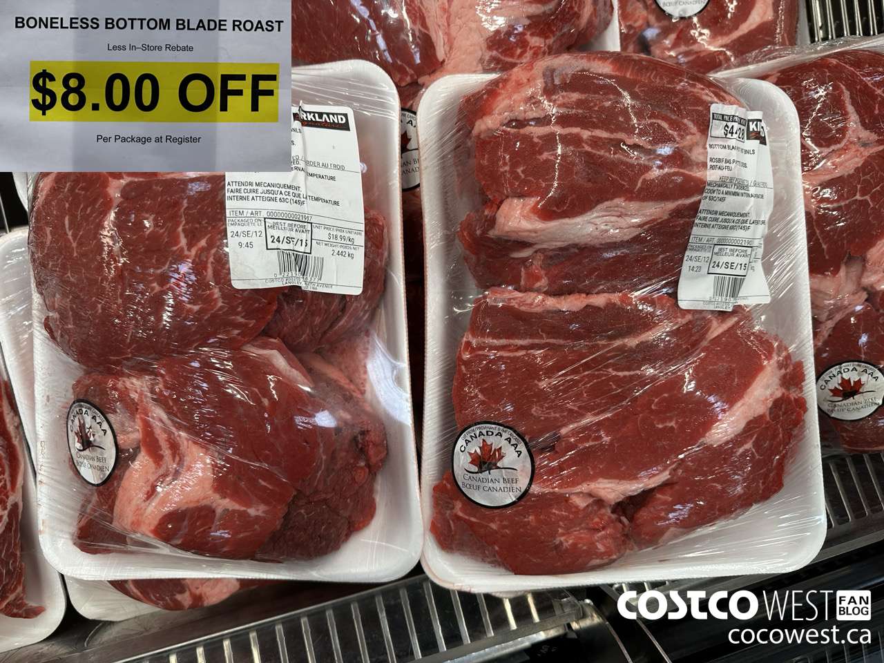 21907 BONELESS BOTTOM BLADE ROAST ($8.00 INSTANT SAVINGS)