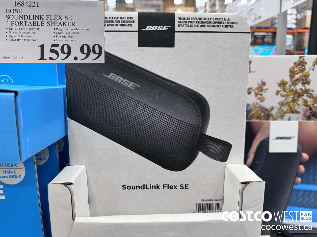 1684221 BOSE SOUNDLINK FLEX SPEAKER $159.99