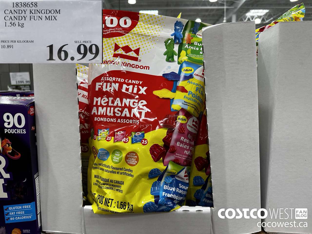 1838658 CANDY KINGDOM CANDY FUN MIX 1.56KG $16.99