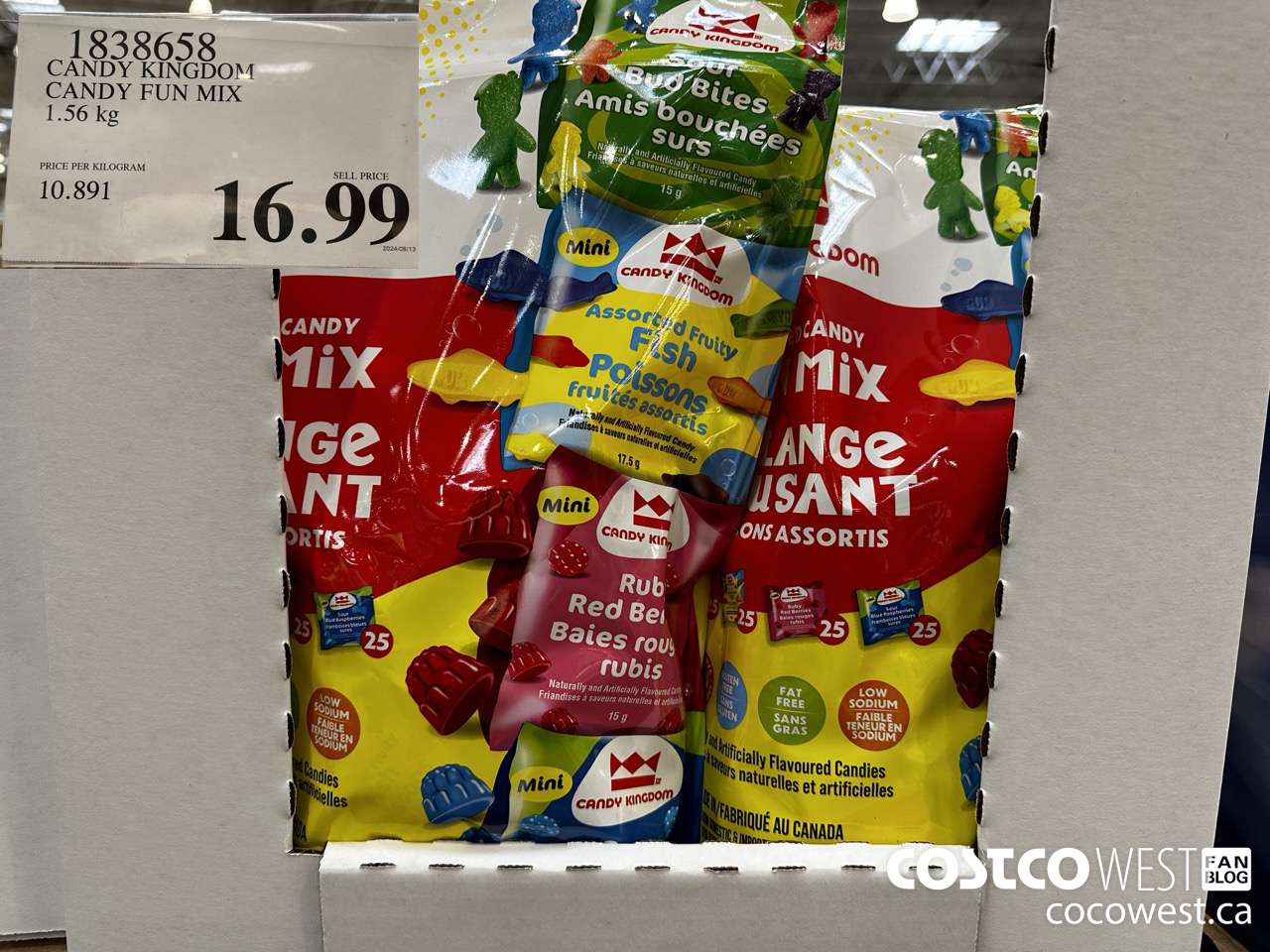 1838658 CANDY KINGDOM CANDY FUN MIX 1.56 KG $16.99